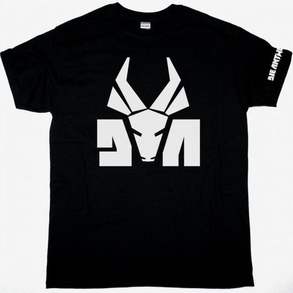 Tops - Die Antwoord Logo New Black T Shirt